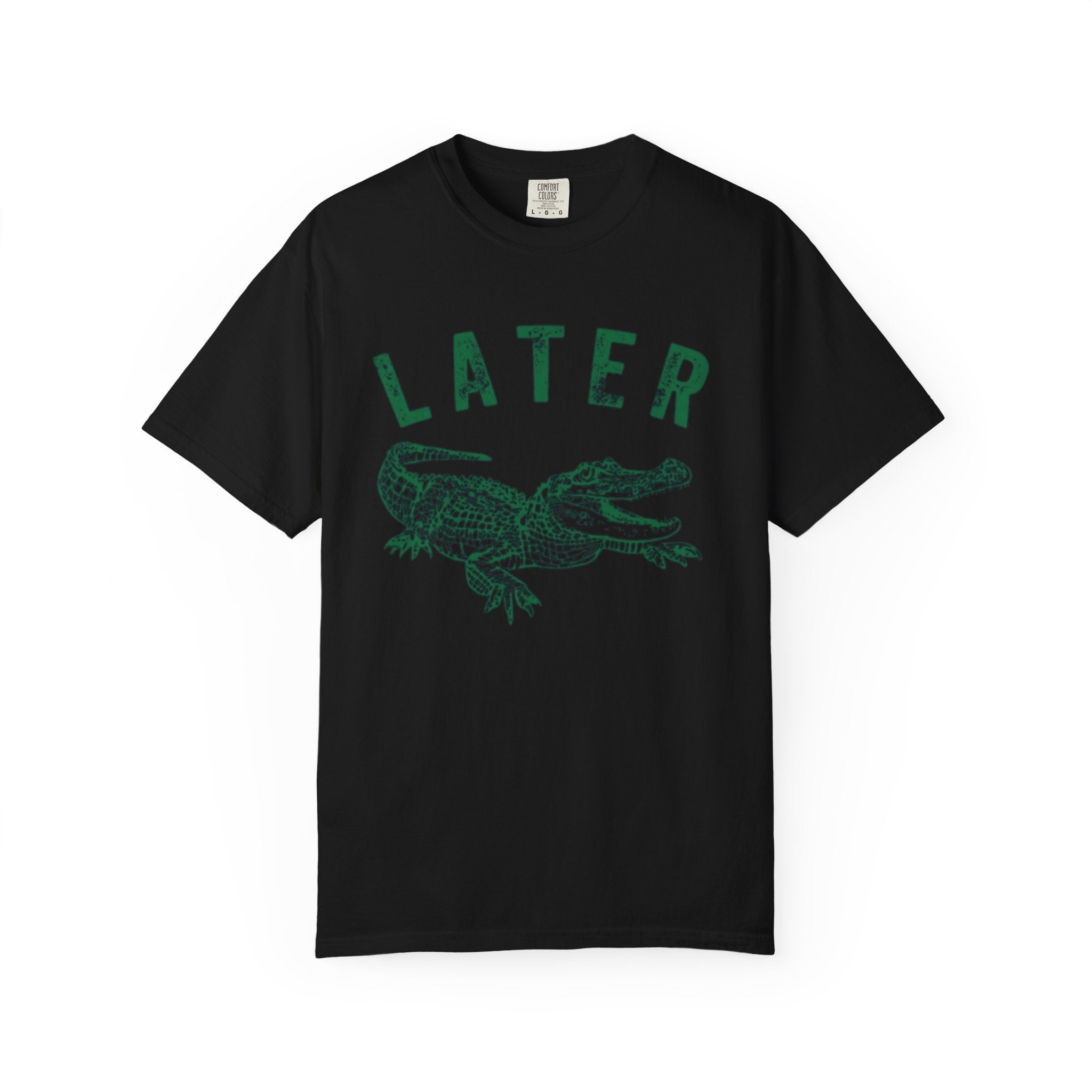 Later Alligator Graphic Tee — Funny Crocodile Graphic T-Shirt