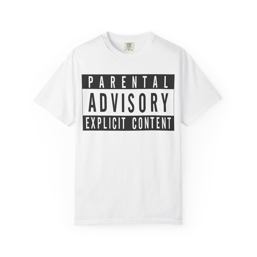 Parental Advisory Explicit Content Graphic T-Shirt | Unisex Censored Graphic Tee
