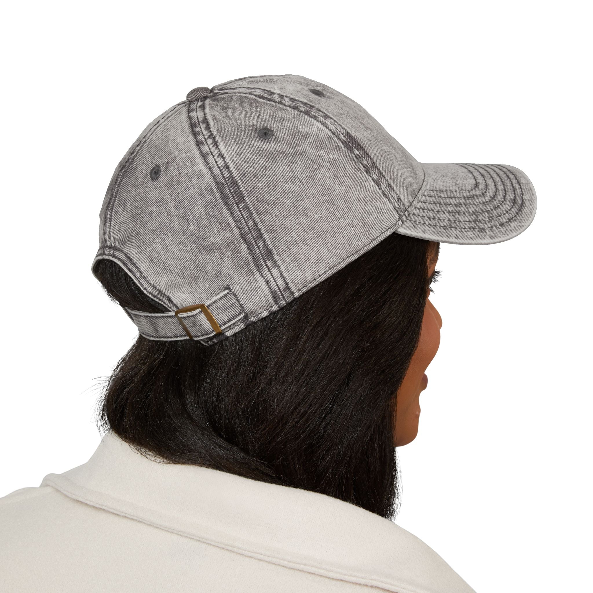 Eat Sleep TikTok Repeat Vintage Embroidered Cap — Retro Washed Baseball Hat