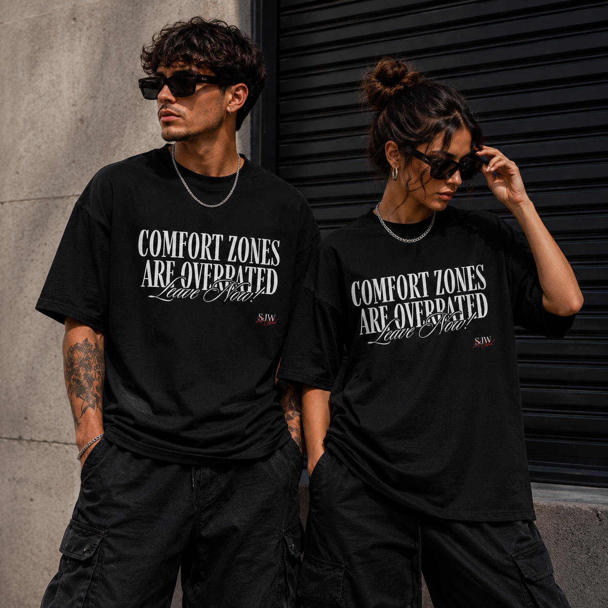 Comfort Zones Are Overrated Tee — Motivational Graphic T‑Shirt
