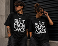 Built From Chaos T-Shirt — Distressed Graphic Urban Streetwear Tee