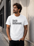 Built Different Graphic Tee — Funny Motivational Men's T-Shirt