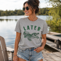 Later Alligator T-Shirt — Vintage Crocodile Graphic Tee