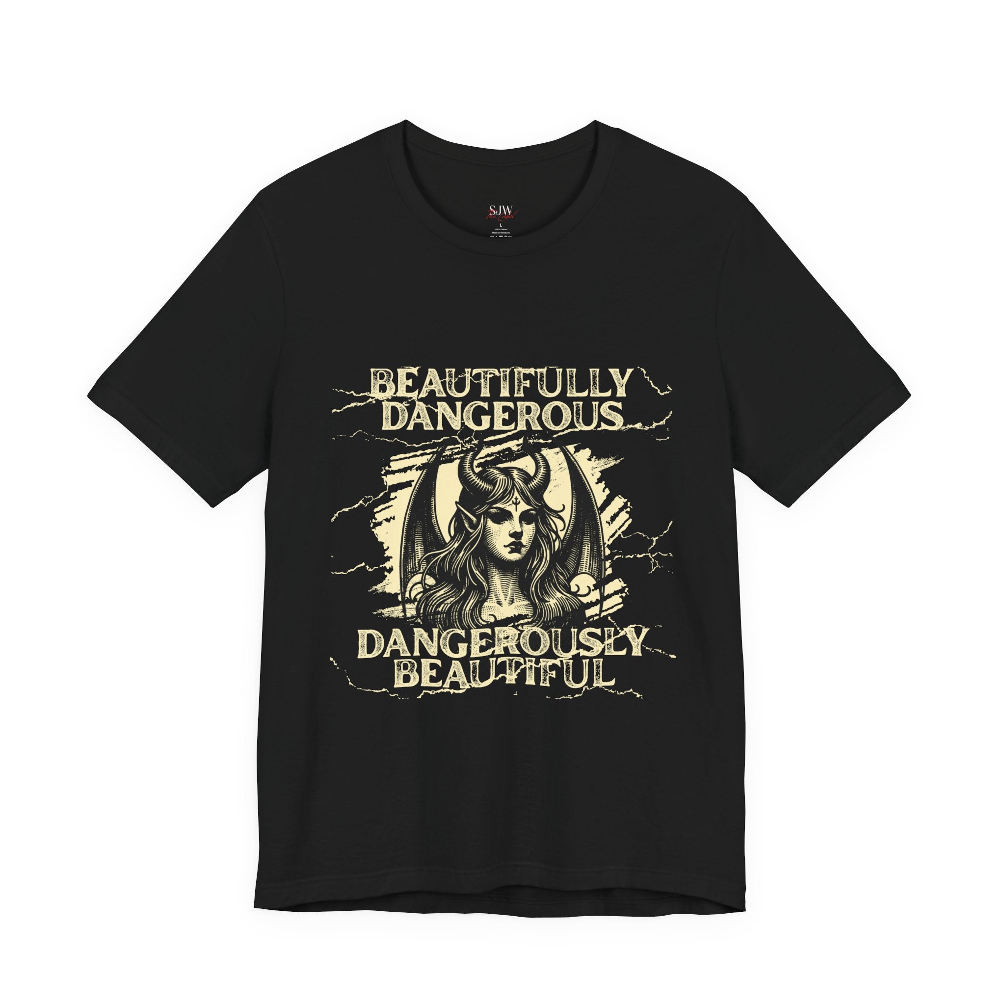 Beautifully Dangerous Graphic T-Shirt — Dark Feminine Streetwear Tee