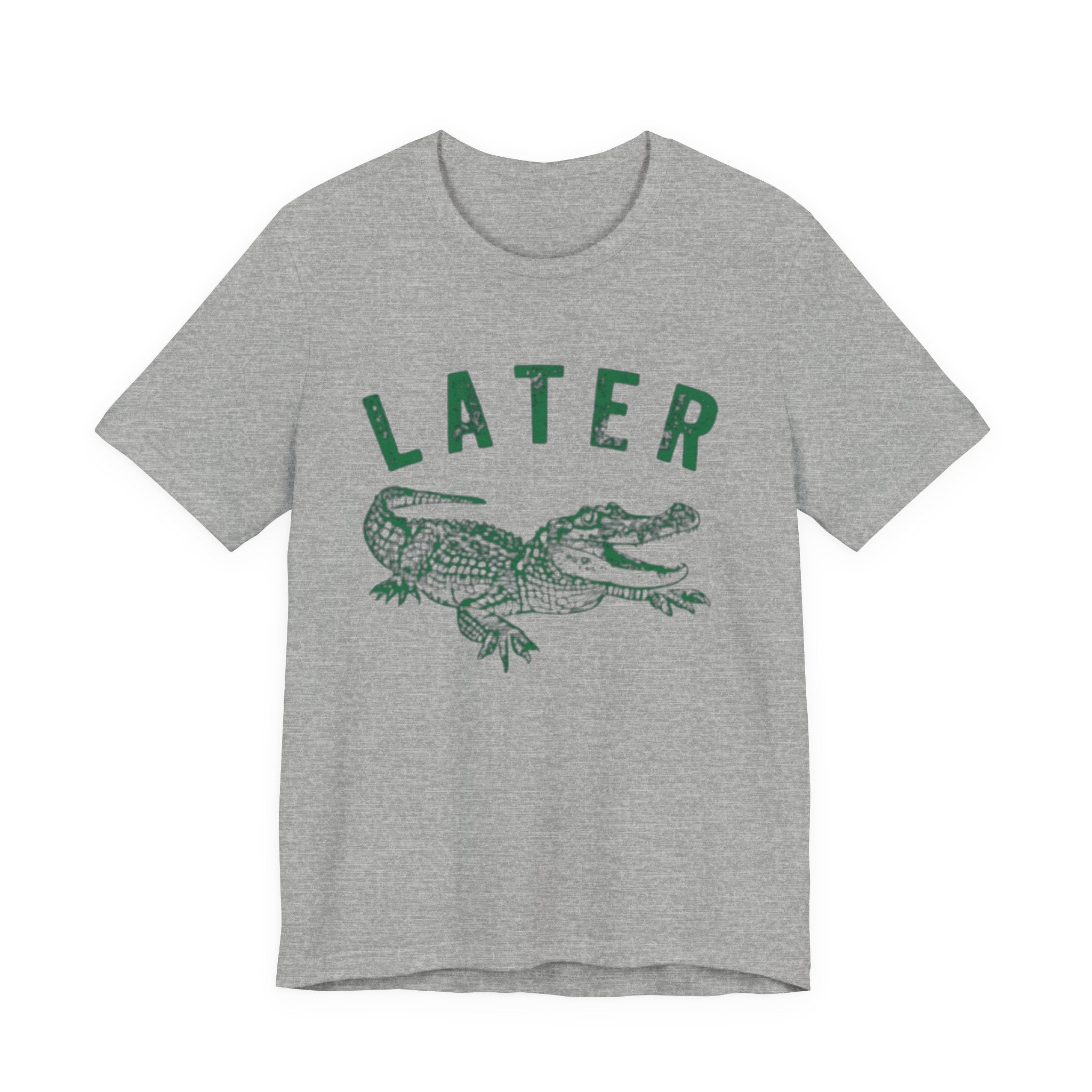 Later Alligator T-Shirt — Vintage Crocodile Graphic Tee